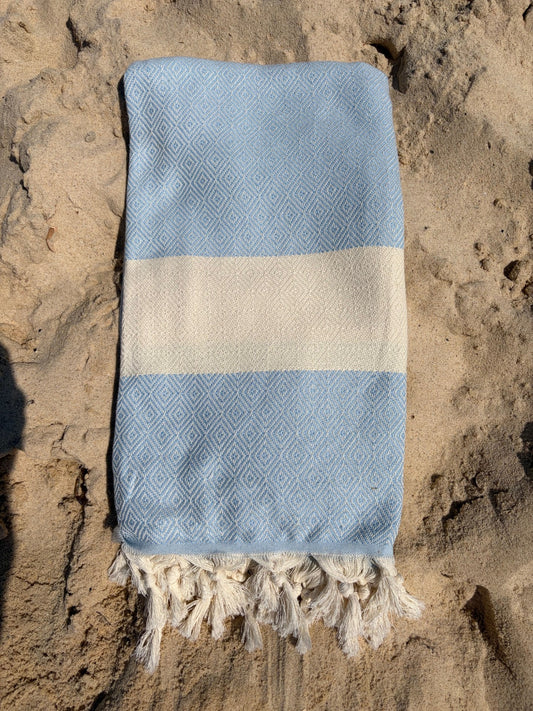 Blue Turkish Towel
